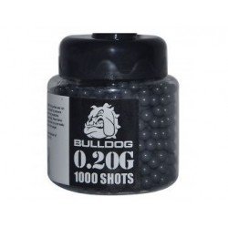 Bulldog 0.20G 1000 Black Airsoft BB Pellets