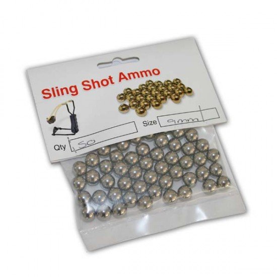 Bag of 50 9mm Slingshot Ammo