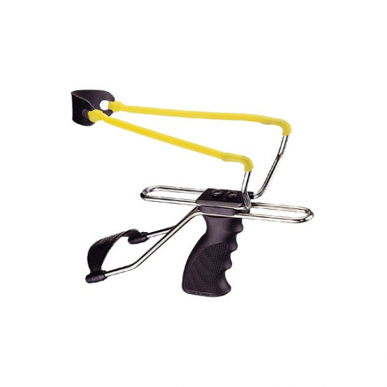 Hand Held Slingshot with Wrist Support Deluxe Version