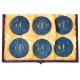 Pack of 6 Spare Tsuba in Box